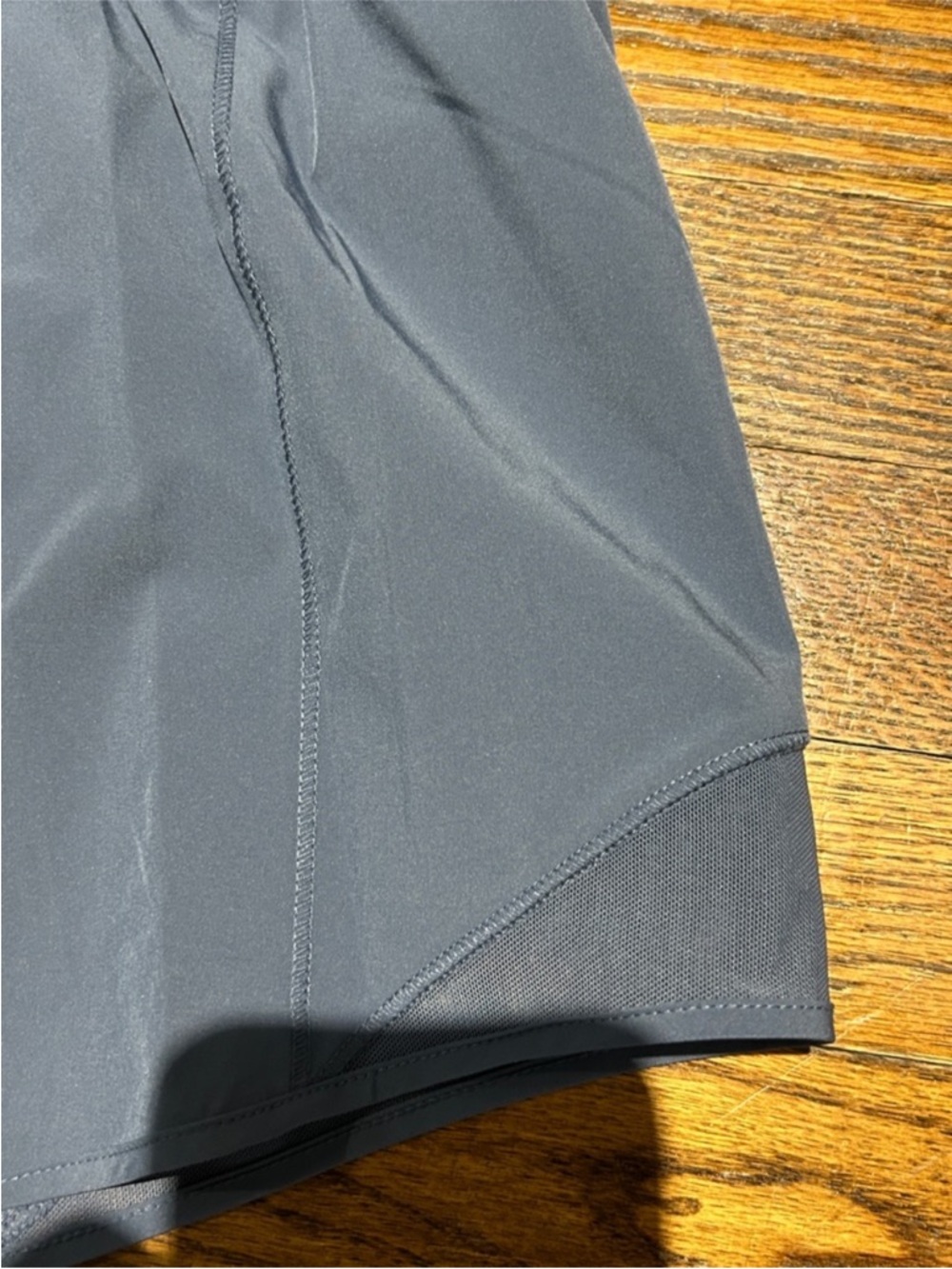 Women's Performance Running Shorts in Navy with Mesh - Picture 3 of 7
